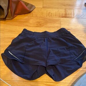 Lululemon Athletica Black Athletic Shorts with Moisture-Wicking Fabric